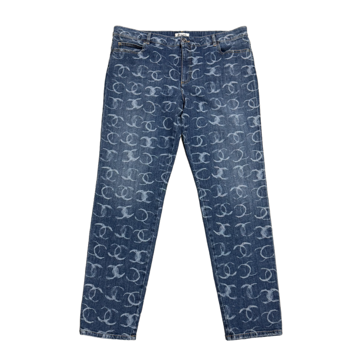 Chanel 'CC Monogram' Blue Jeans
