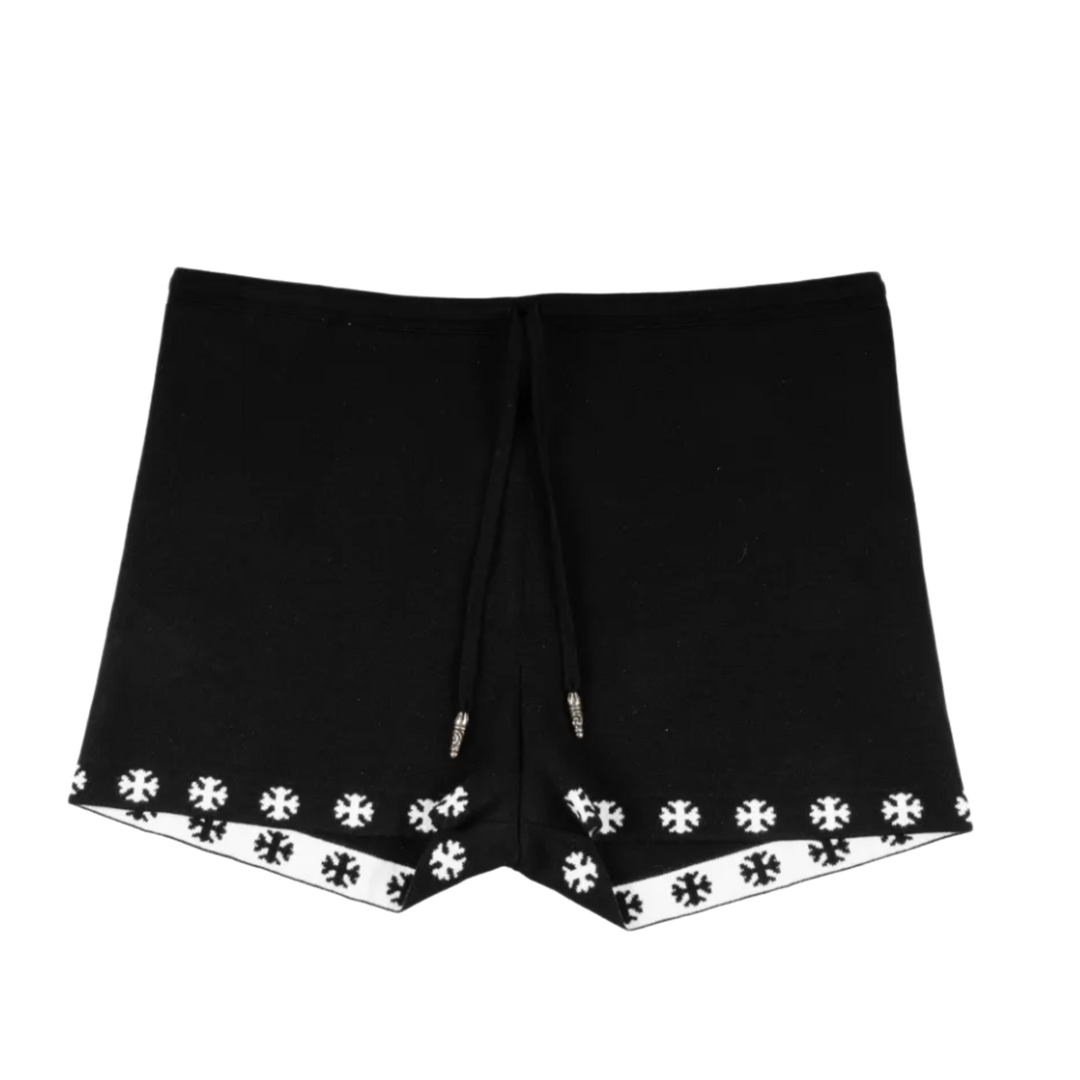 Chrome Hearts 'Black' Knit Short Shorts