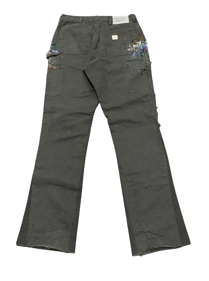 Gallery Dept 'LA Flare' Charcoal Carpenter Pants