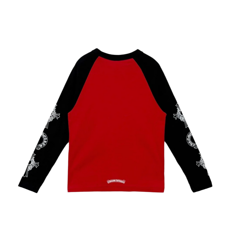 Chrome Hearts Neck Logo Baseball Tee &