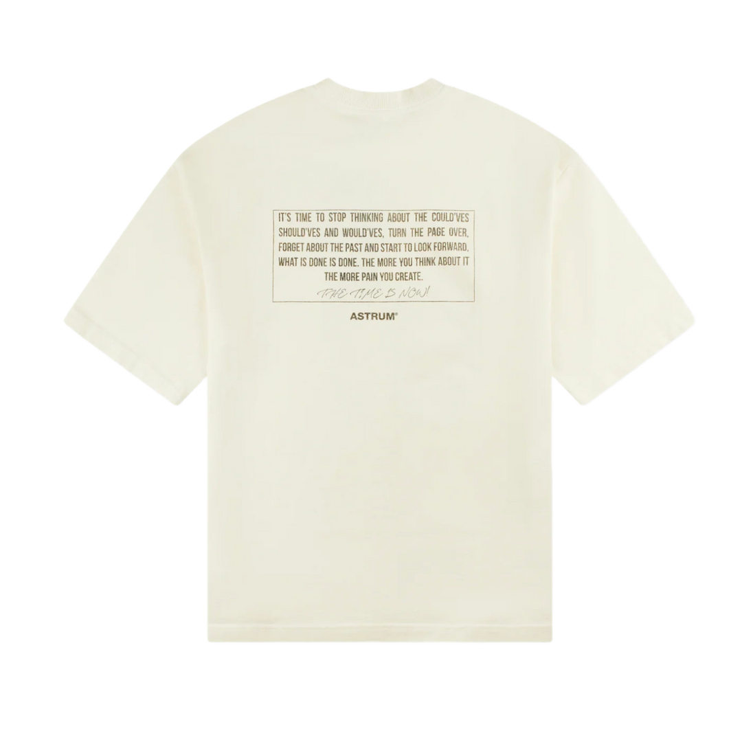 Astrum 'Stop Dwelling' Cream Tee