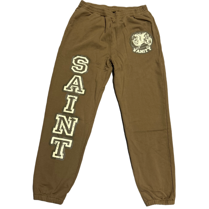 Saint Vanity 'Brown' Love Saint Sweatpants