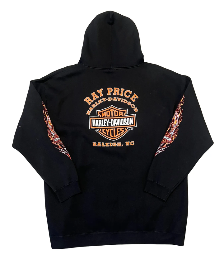 Harley Davidson 'Ray Price' Black Hoodie