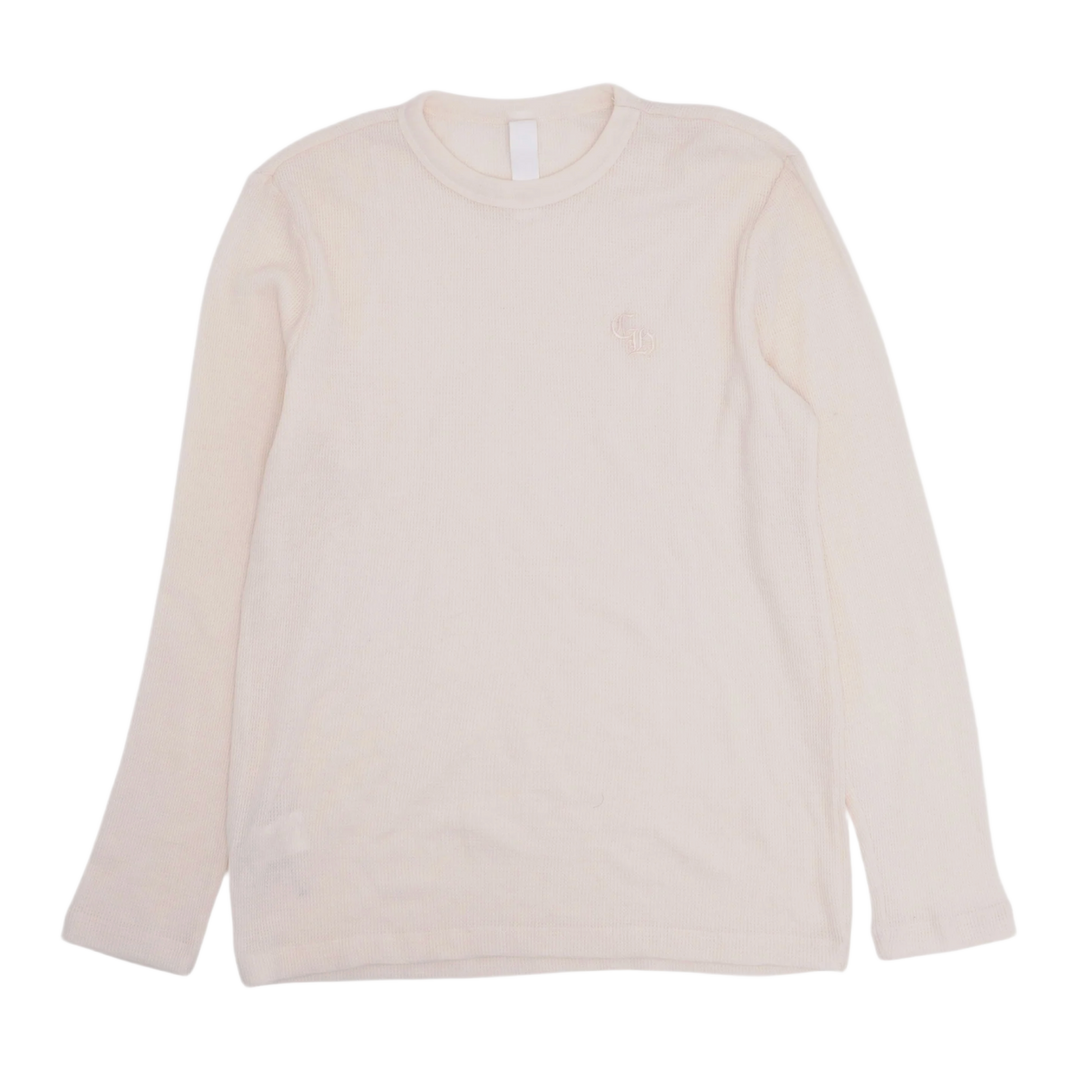 Chrome Hearts 'Cream CH' Thermal Longsleeve