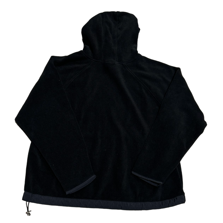 Chrome Hearts 'Leather Patch' Black Fleece Hoodie