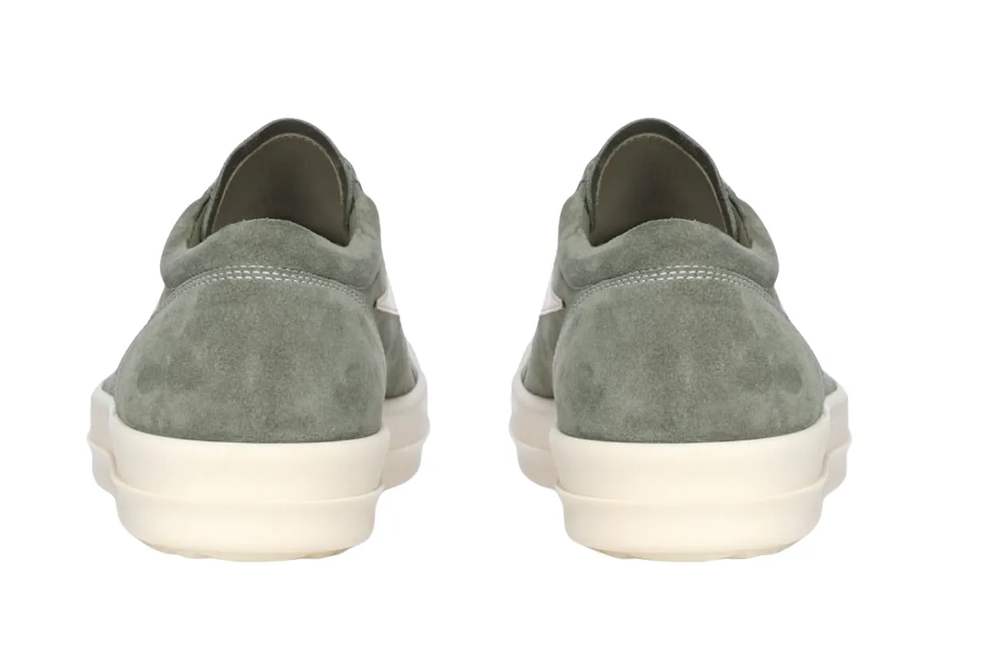 Rick Owens 'Celadon' Suede Vintage Sneaks