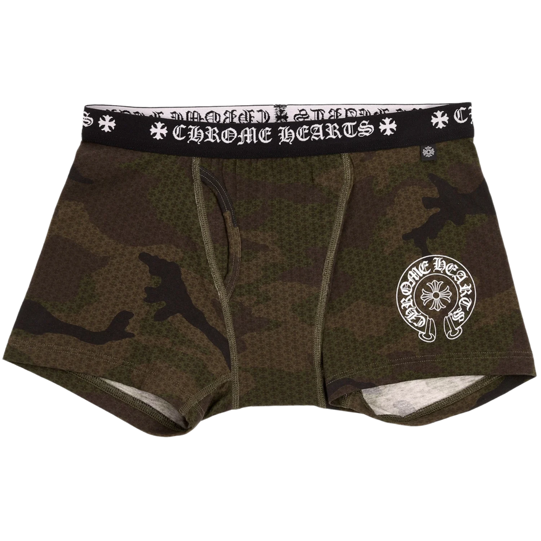 Chrome Hearts Boxer Brief Shorts Camo Plus Print