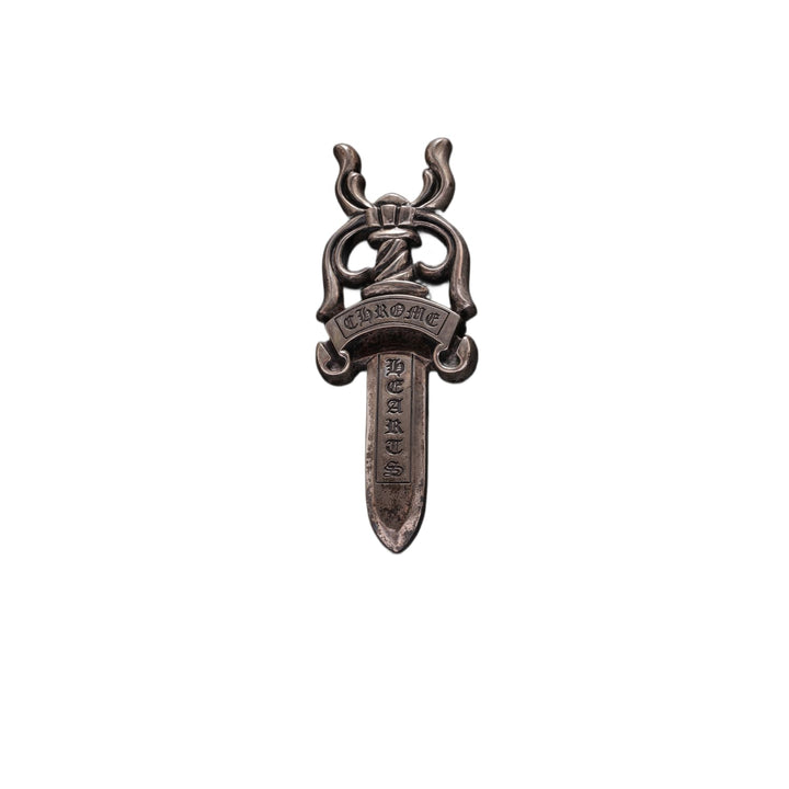 Chrome Hearts 'XL Dagger' Black Nubuck Bowling Bag