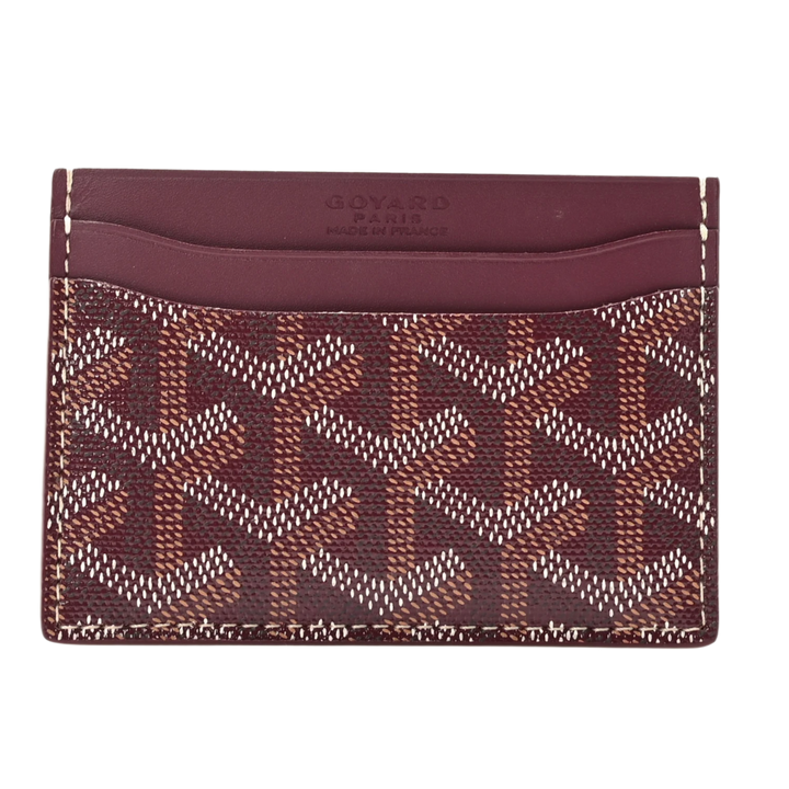 Goyard 'Saint Sulpice 'Burgundy' Card Holder