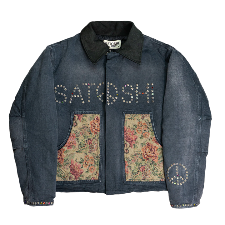 Satoshi Nakamoto 'Washed Black' 9 to 5 Work Jacket