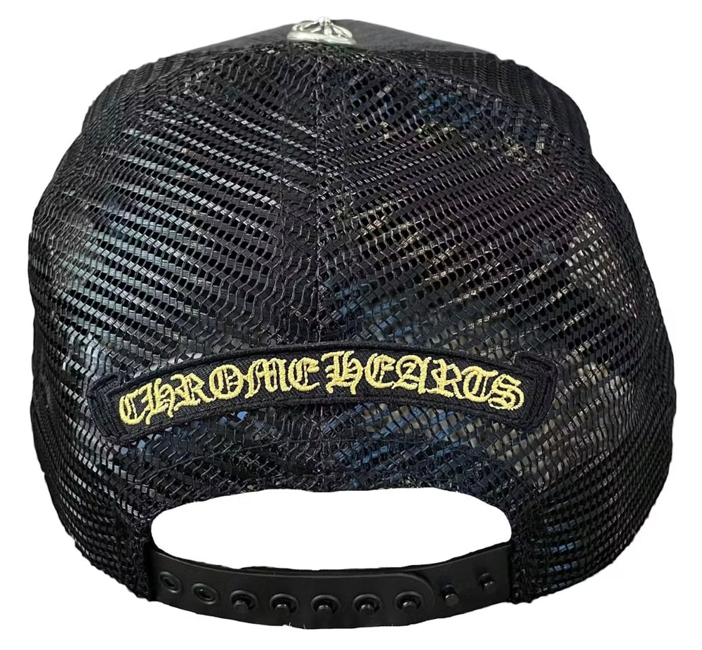 Chrome Hearts 'Yellow Hollywood Patch' Corduroy Trucker Hat