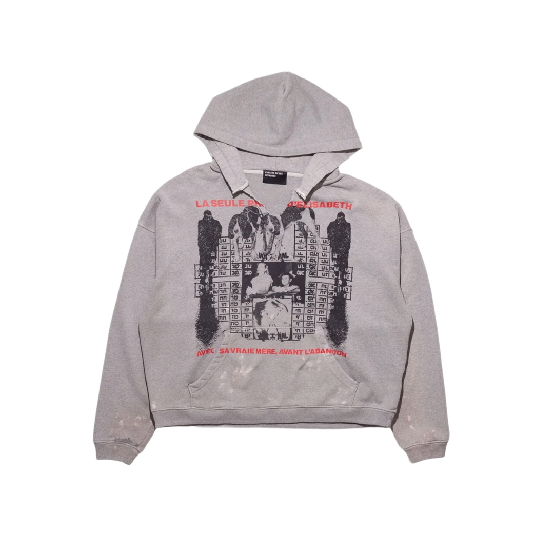 Enfants Riches Deprimes 'Grey' Photo D'Elisabeth Hoodie