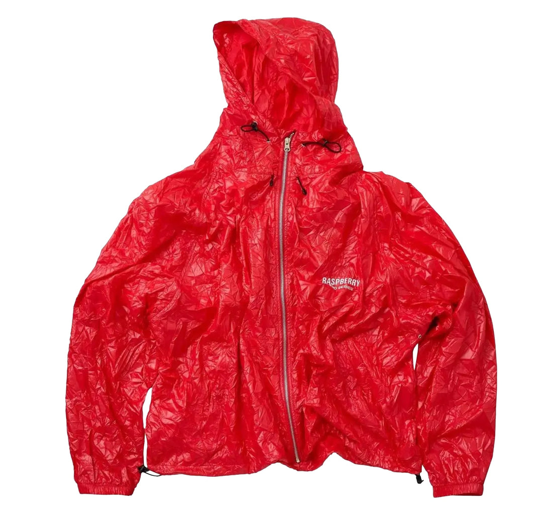 Gold+Vintage Gallery Raspberry Hills 'Red' Crinkle Jacket