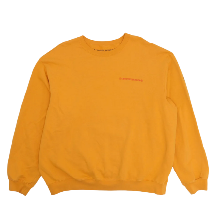 Chrome Hearts Matty Boy 'Call Me' Yellow Crewneck