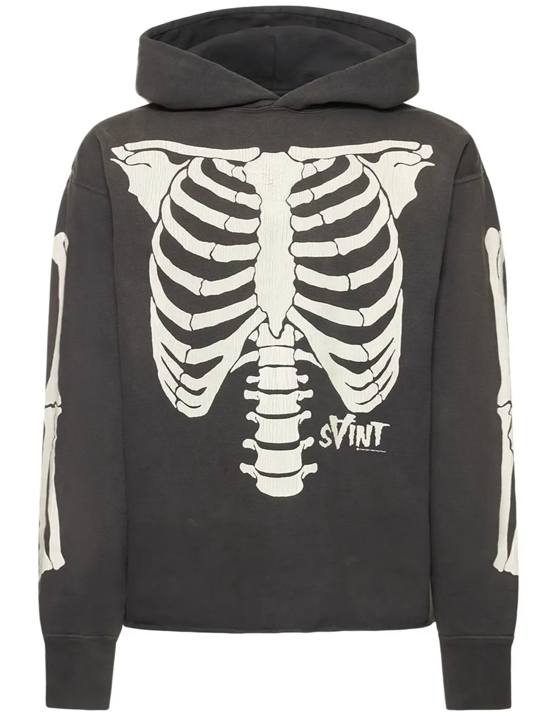Saint Michael x Vlone 'Skeleton' Black Hoodie