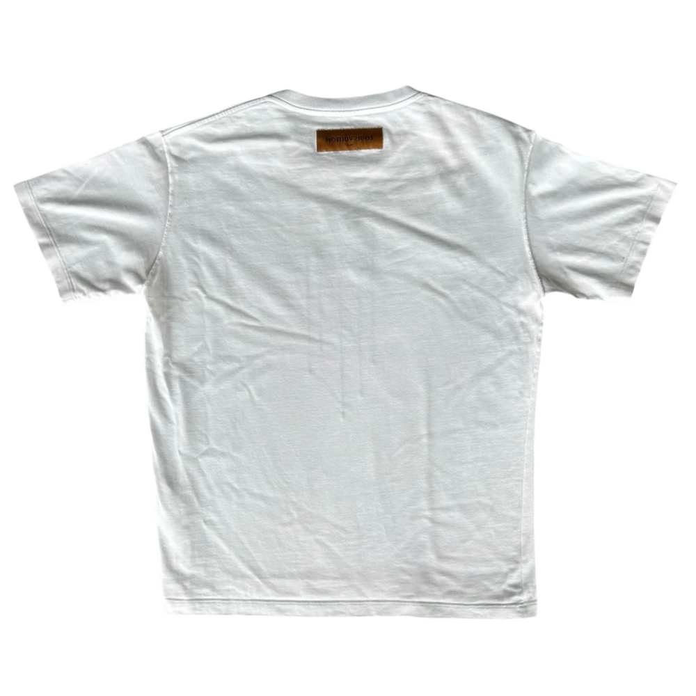Louis Vuitton 'Bird Logo' White Tee