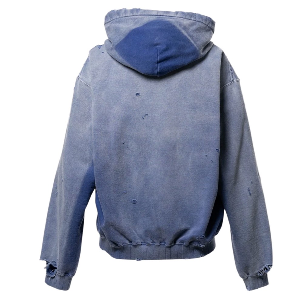 Maison Mihara Yasuhiro 'Blue' Sun Faded Like Hoodie