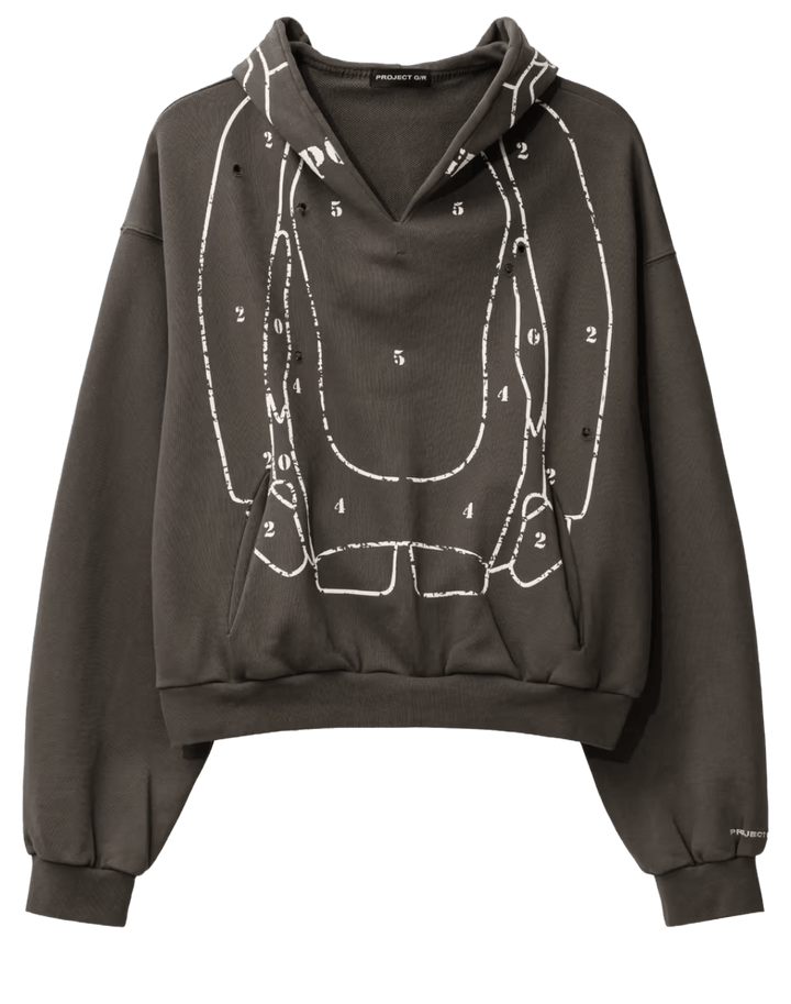 Project G/R 'Zygon' Brown Hoodie