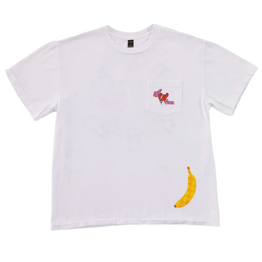 Matty Boy Anti Promo 'Eat Your Greens' White Pocket Tee