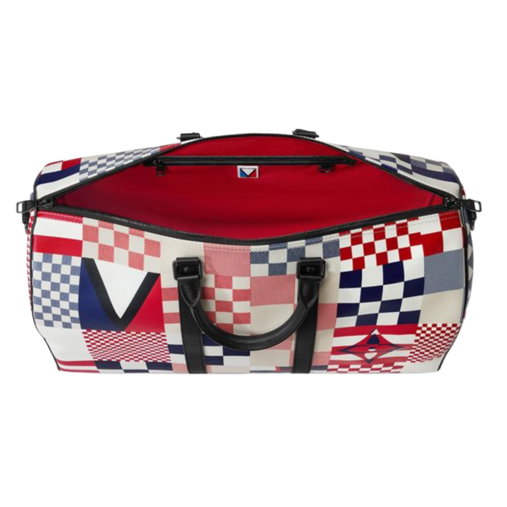 Louis Vuitton Keepall 50 Bandouliere 'America's Cup' Duffle Bag