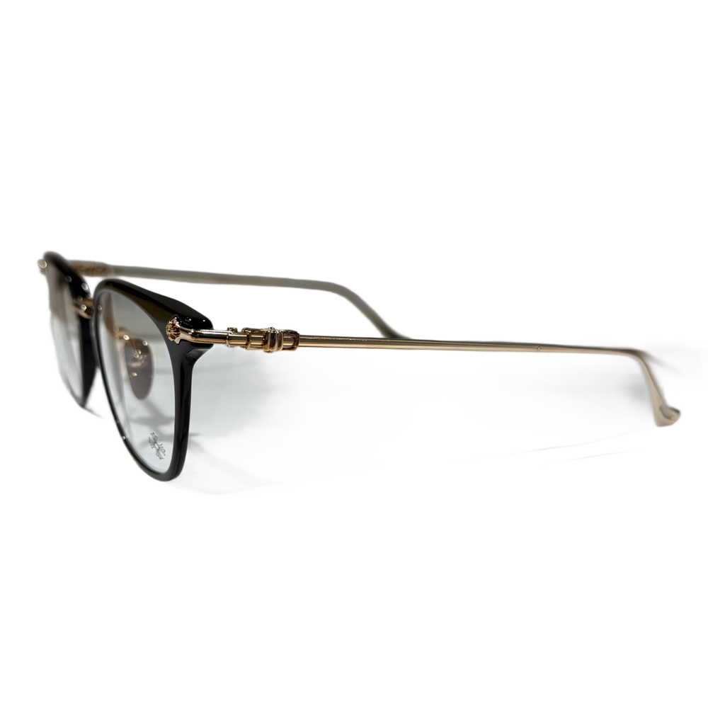 Chrome Hearts 'Shagass 51' Brown/Gold Glasses