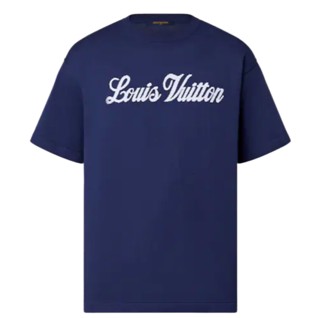 Louis Vuitton Script Logo Intarsia Tee