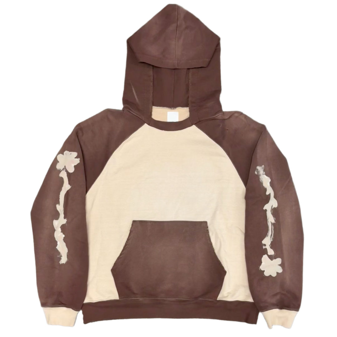 Alchemist 'Brown Painted Flower Throwback' Hoodie