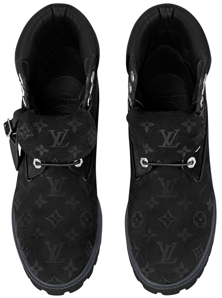 Louis Vuitton x Timberland 'Black' Boots
