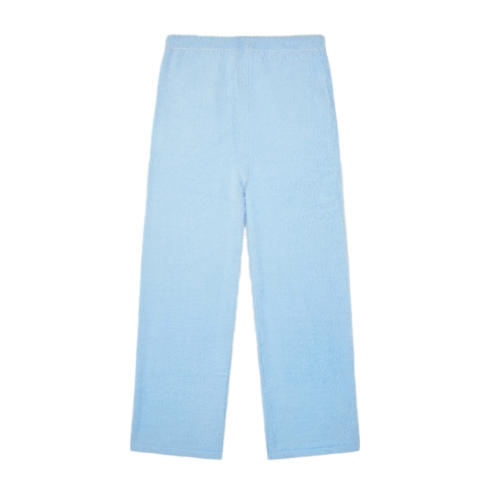 KidSuper Studios 'Blue Fuzzy Knitted Wide Straight-Leg' Lounge Pants