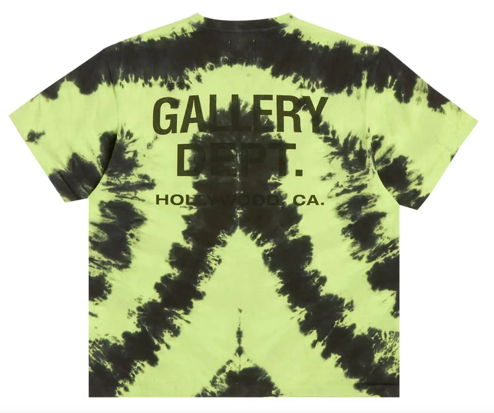 Gallery Dept 'Peace' Lime Tie Dye Tee