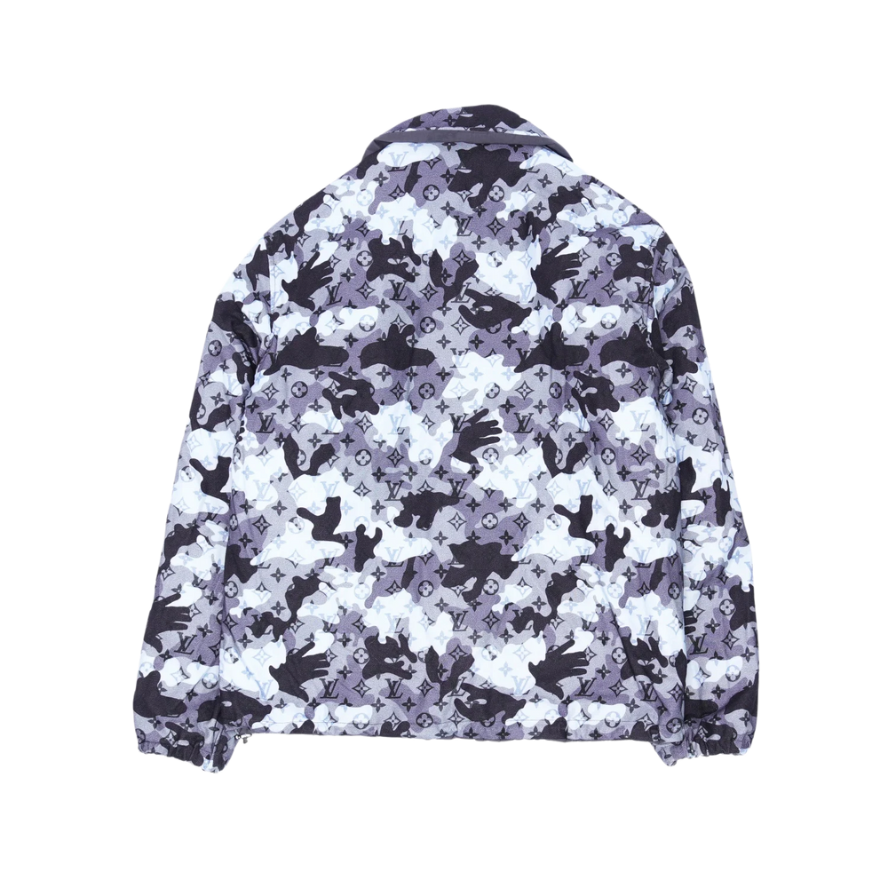 Louis Vuitton 'Double Face' Snow Camo Reversible Puffer Jacket