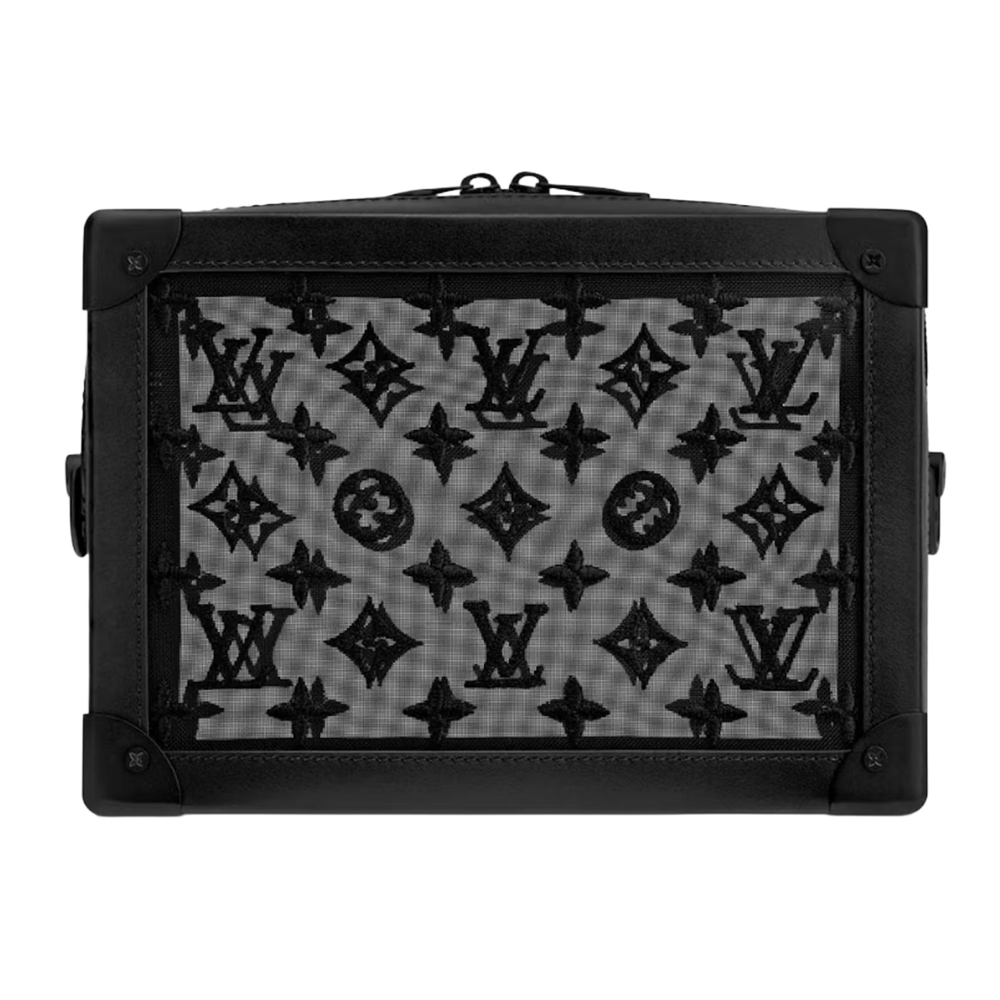 Louis Vuitton Soft Trunk Monogram Mesh Black