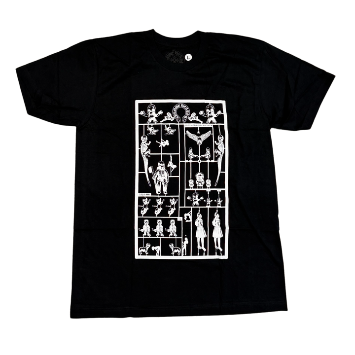 Chrome Hearts Foti 'People Chart' Black Tee