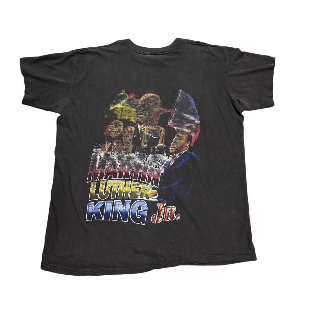 Martin Luther King Jr 'I Have a Dream' Washed Black Vintage Tee