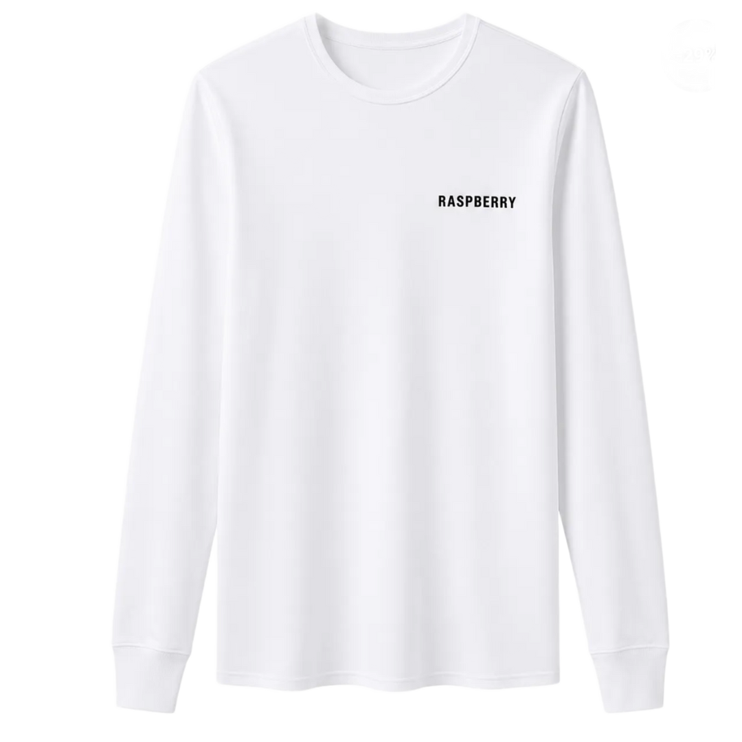 Gold+Vintage Raspberry Hills 'White' Kimbo Slice Thermal Longsleeve