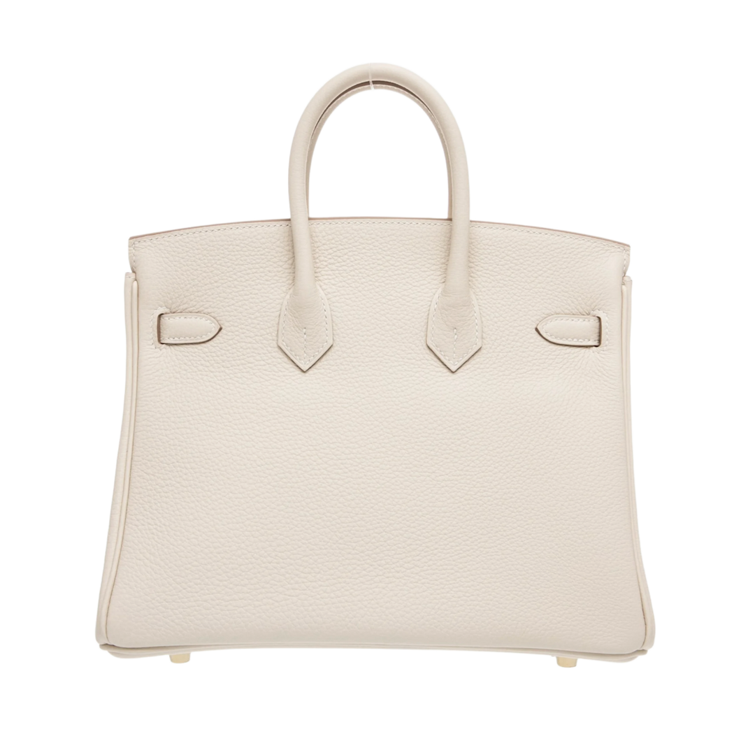 Hermès 'Beige' Togo Birkin 25 Bag