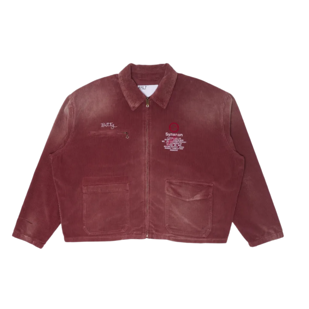 Paly 'Synanon' Burgundy Corduroy Jacket