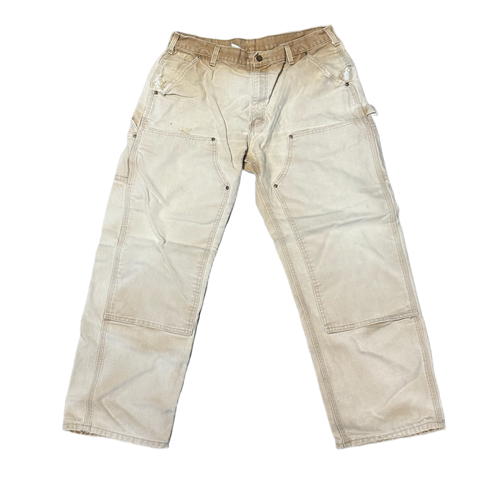 Carhartt 'Light Tan' Double Knee Vintage Work Pants