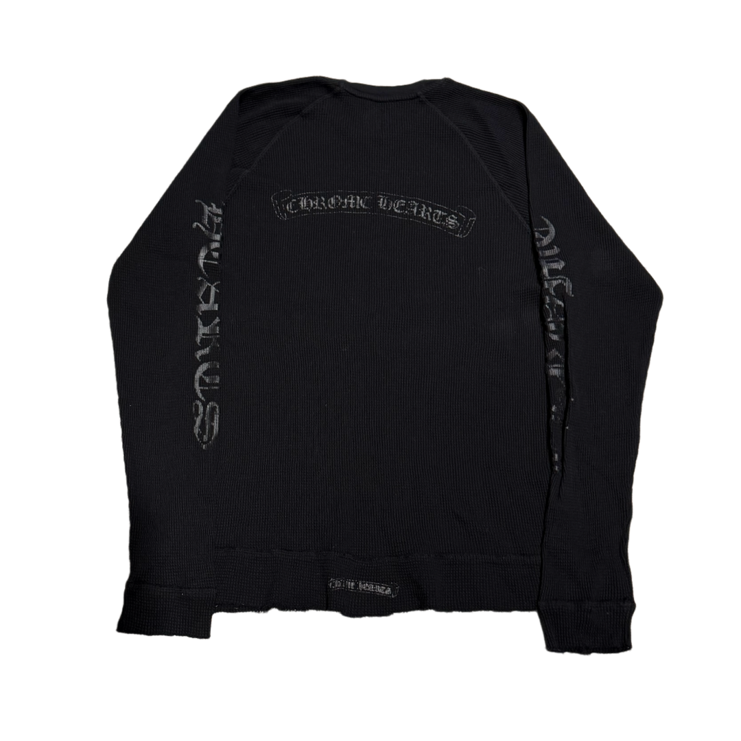 Chrome Hearts 'Black Dagger' Thermal Black Longsleeve