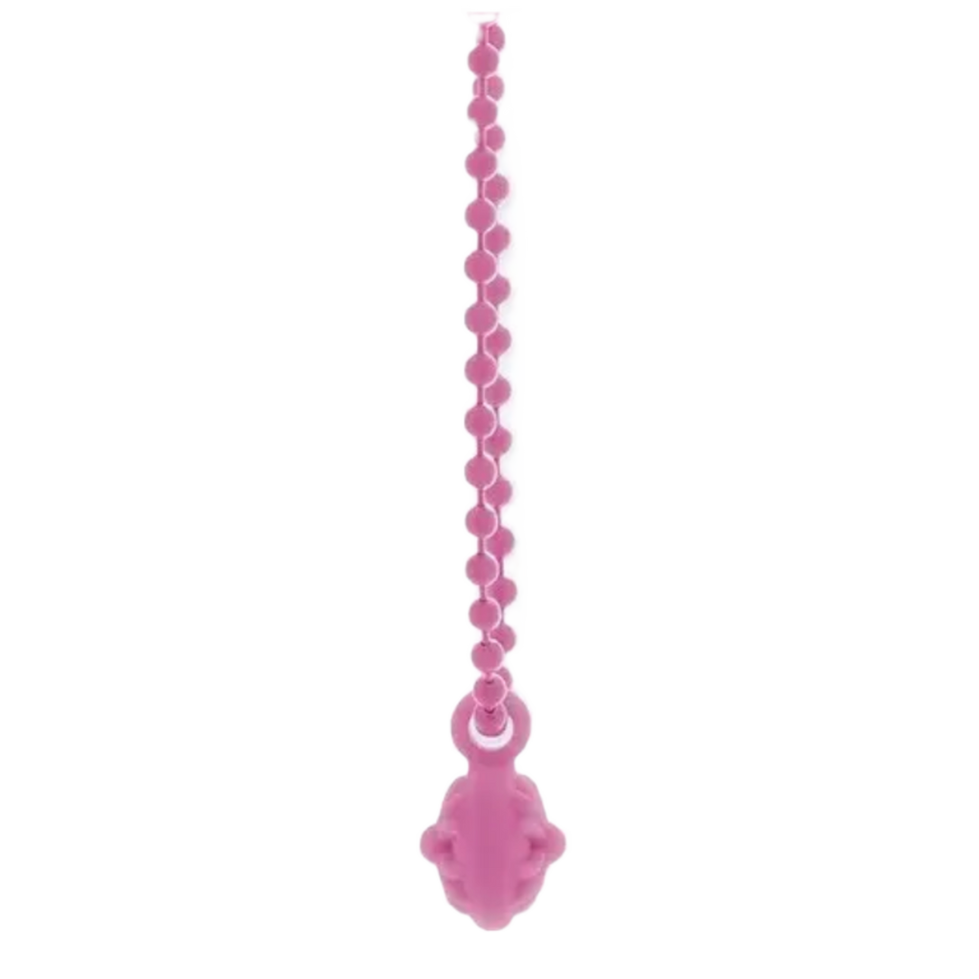Chrome Hearts 'Pink' Silichrome Crossball Charm