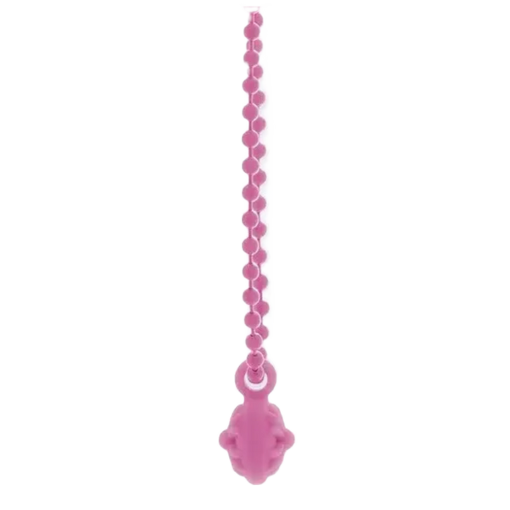 Chrome Hearts 'Pink' Silichrome Crossball Charm