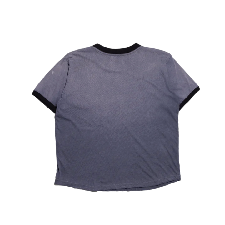 Enfants Riches Deprimes 'Grey/Blue' Logo Ringer Tee
