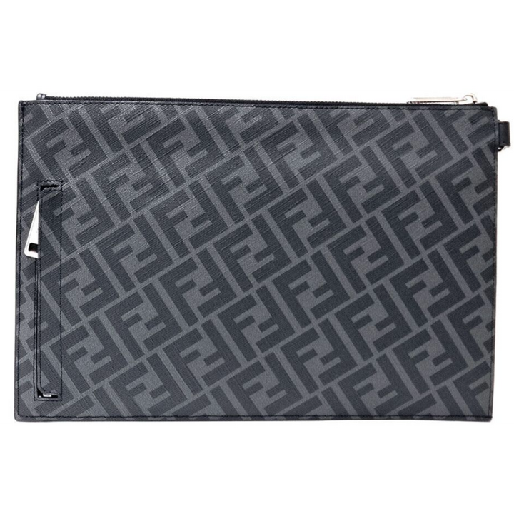 Fendi 'Zucca' Diagonal Clutch
