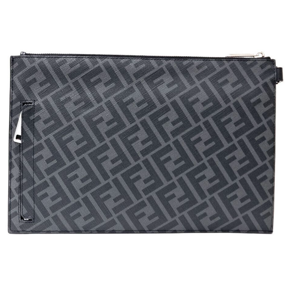 Fendi 'Zucca' Diagonal Clutch