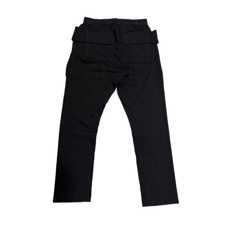 Rick Owens DRSHDW 'Black' Creatch Cargo Drawstring Pants