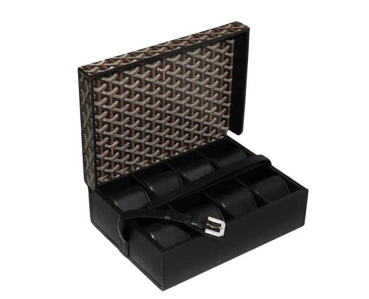 Goyard 'Noir' Coffret Montres 8 Watch Case