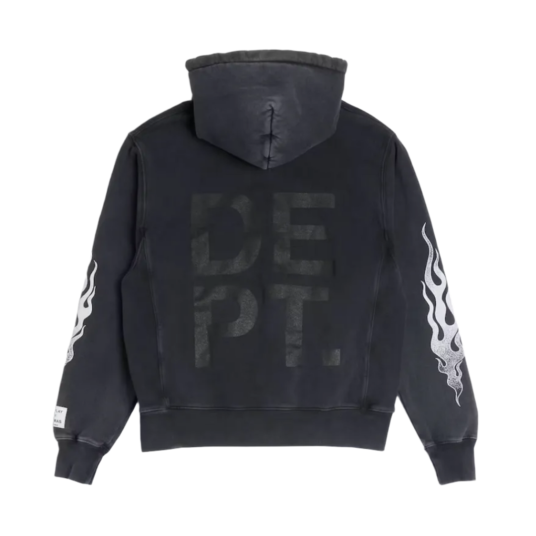 Gallery Dept. Flames Black Hoodie