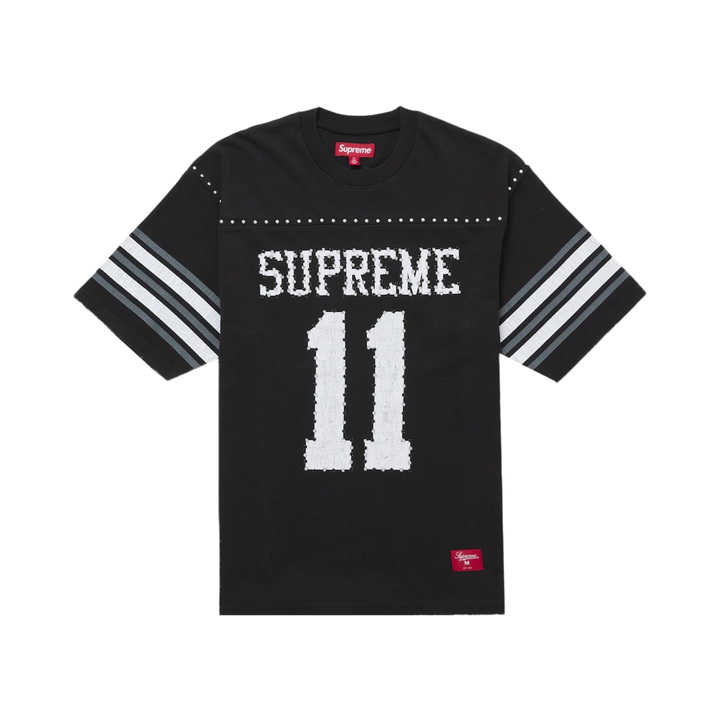 Supreme Studded S/S Football Top Black