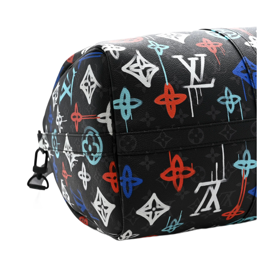 Louis Vuitton 'Multicolor' Monogram Eclipse Graffiti Duffle Bag