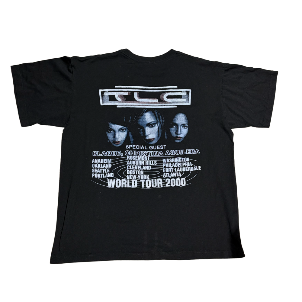 Vintage 'Black' TLC 2000 World Tour Tee